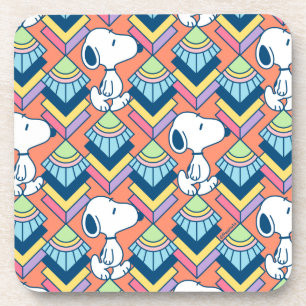 Peanuts   Snoopy Deco Dreams Pattern Coaster