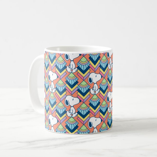 Peanuts | Snoopy Deco Dreams Pattern Coffee Mug (Front Left)