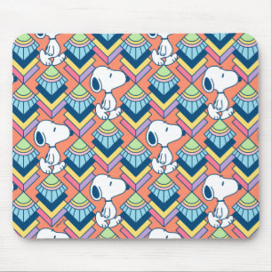 Peanuts   Snoopy Deco Dreams Pattern Mouse Pad