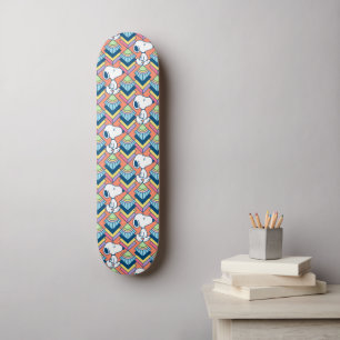 Peanuts   Snoopy Deco Dreams Pattern Skateboard