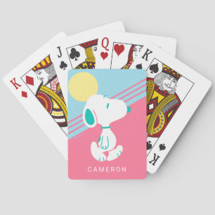 Peanuts   Snoopy Deco Dreams Sun Playing Cards