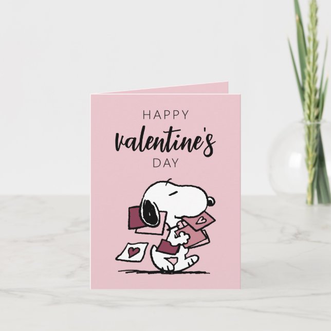 Peanuts | Snoopy Delivers Valentines Card (Front)