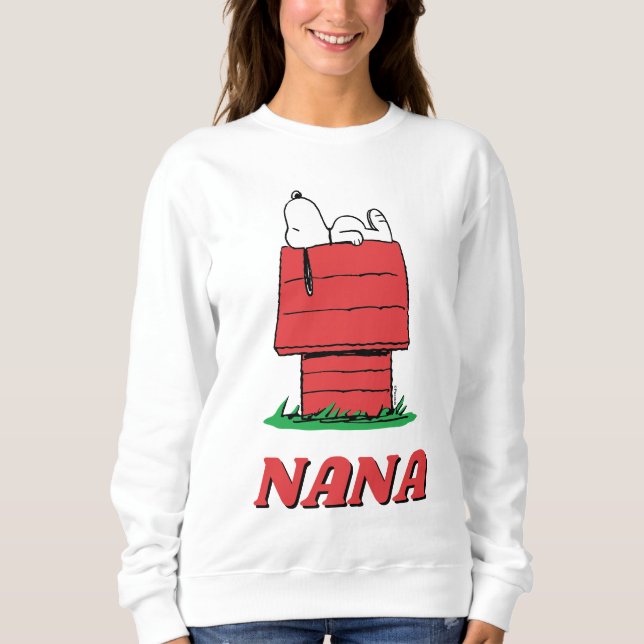 Peanuts Snoopy Dog House Birthday Sweatshirt (Front)