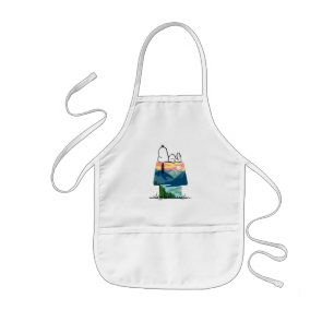 Peanuts   Snoopy Dog House Go Wild Kids Apron