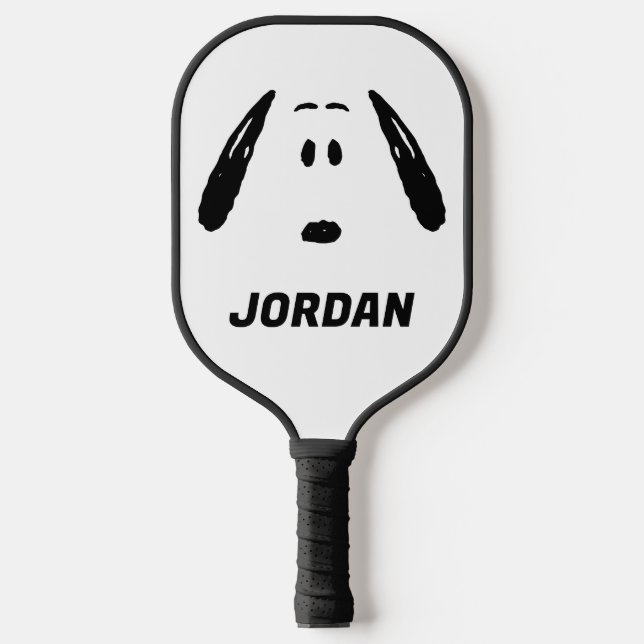 Peanuts | Snoopy Face | Add Your Name Pickleball Paddle (Front)