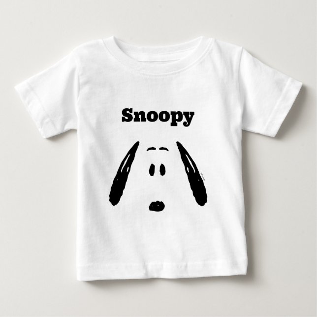Peanuts | Snoopy Face Baby T-Shirt (Front)