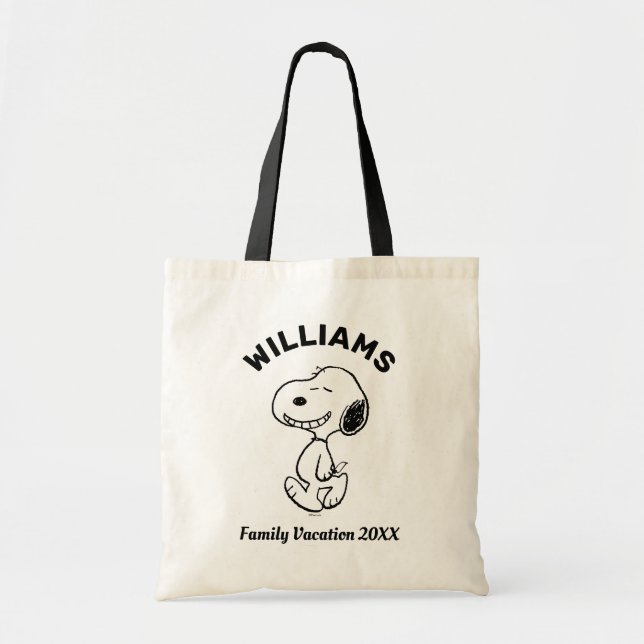 Peanuts | Snoopy Family Vacation Tote Bag (Front)
