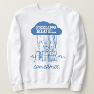 Peanuts Snoopy Feeling Blue Is OK Too Sweatshirt