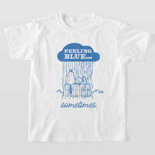 Peanuts   Snoopy Feeling Blue Is OK Too T-Shirt