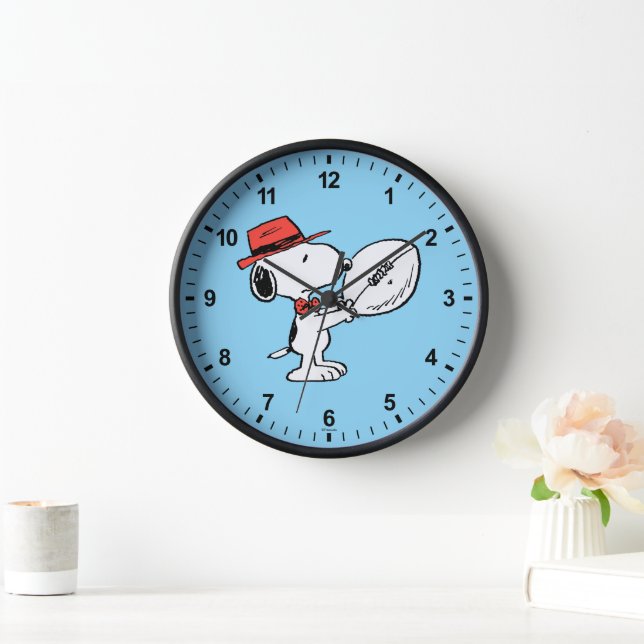 Peanuts | Snoopy Football Coach Clock (Home)