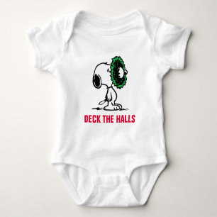 Peanuts Snoopy for the Holidays Baby Bodysuit