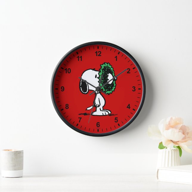 Peanuts | Snoopy for the Holidays Clock (Home)