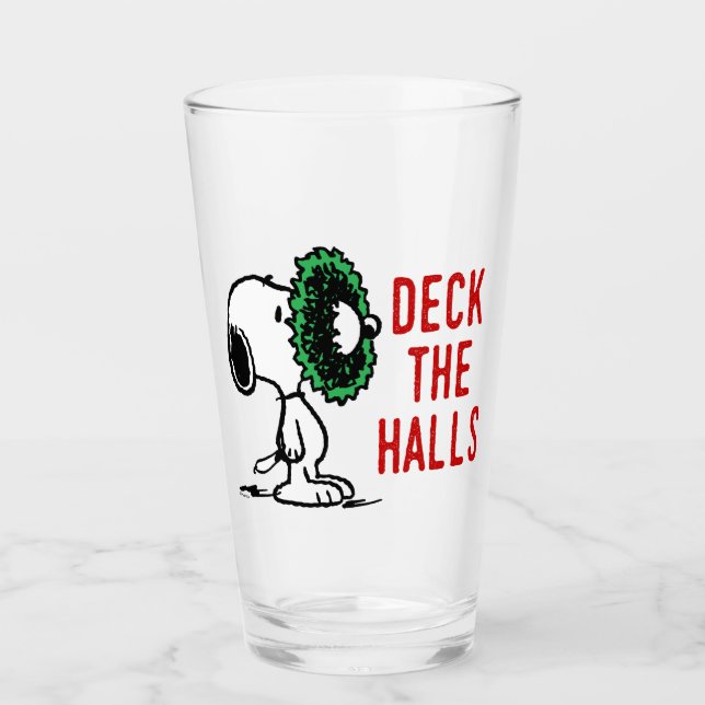 Peanuts | Snoopy for the Holidays Glass (Front)