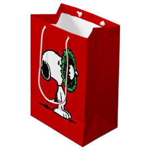 Peanuts   Snoopy for the Holidays Medium Gift Bag