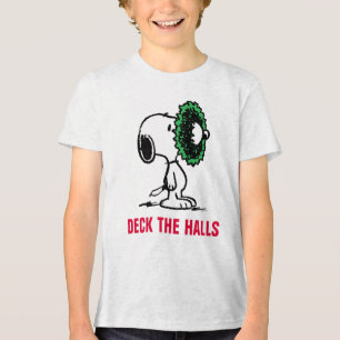 Peanuts   Snoopy for the Holidays Tri-Blend Shirt