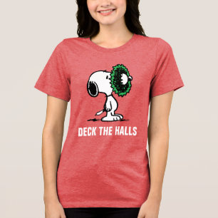Peanuts Snoopy for the Holidays Tri-Blend Shirt