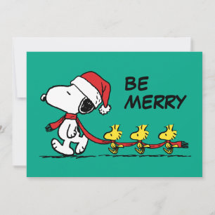 Peanuts Snoopy & Friends Winter Add Your Photos Holiday Card