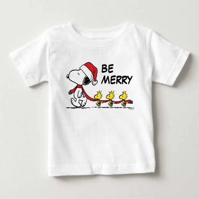 Peanuts | Snoopy & Friends Winter Scarf Baby T-Shirt (Front)