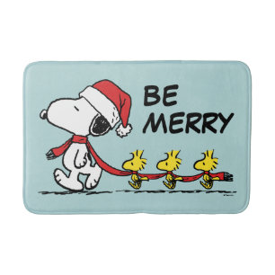 Peanuts   Snoopy & Friends Winter Scarf Bath Mat