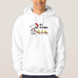 Peanuts | Snoopy & Friends Winter Scarf Hoodie<br><div class="desc">Check out this fun Peanuts Christmas design featuring Snoopy,  Woodstock and friends.</div>