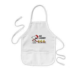 Peanuts   Snoopy & Friends Winter Scarf Kids Apron