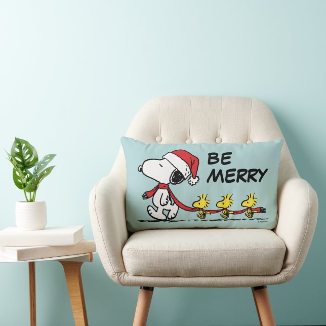 Peanuts | Snoopy & Friends Winter Scarf Lumbar Cushion (Chair)