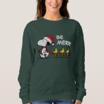 Peanuts | Snoopy & Friends Winter Scarf Sweatshirt<br><div class="desc">Celebrate the holidays and your love of Peanuts with this cute design featuring Snoopy,  Woodstock & friends wearing a red winter scarf.</div>