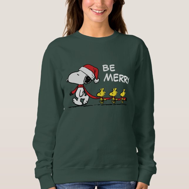 Peanuts | Snoopy & Friends Winter Scarf Sweatshirt (Front)