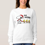 Peanuts | Snoopy & Friends Winter Scarf Sweatshirt<br><div class="desc">Check out this fun Peanuts Christmas design featuring Snoopy,  Woodstock and friends.</div>