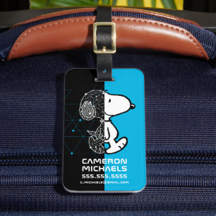 Peanuts   Snoopy Geometric Design Luggage Tag