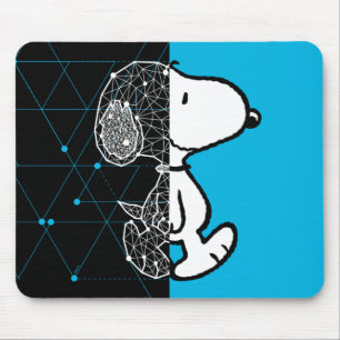 Peanuts   Snoopy Geometric Design Mouse Pad