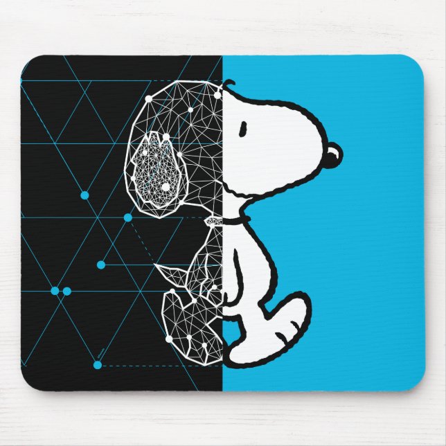 Peanuts | Snoopy Geometric Design Mouse Pad (Front)