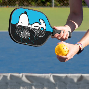 Peanuts   Snoopy Geometric Design Pickleball Paddle