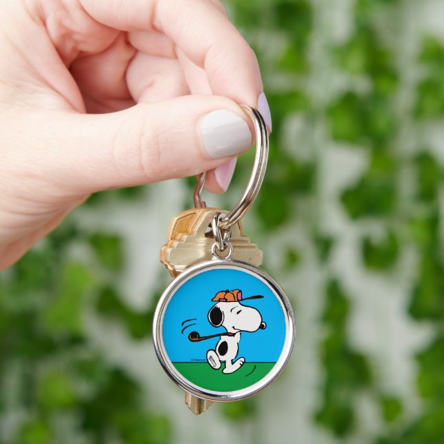 Peanuts | Snoopy Golf Swing Key Ring (Hand)