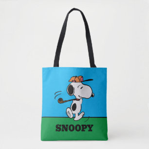 Peanuts   Snoopy Golf Swing Tote Bag