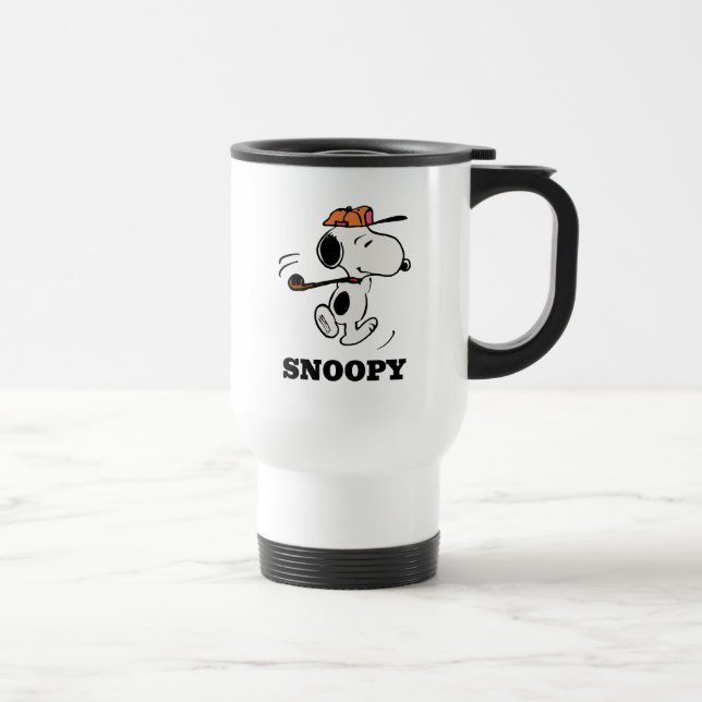 Peanuts | Snoopy Golf Swing Travel Mug (Right)