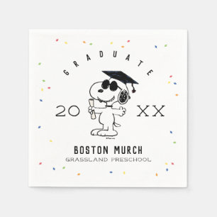 Peanuts   Snoopy Graduate Napkin