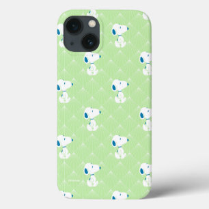 Peanuts   Snoopy Green Deco Dreams Pattern iPhone 13 Case