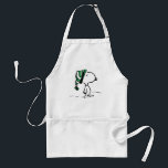 Peanuts | Snoopy Green Snow Cap Standard Apron<br><div class="desc">Check out this fun Peanuts design featuring Snoopy.</div>