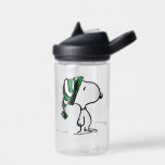 Peanuts | Snoopy Green Snow Cap Water Bottle<br><div class="desc">Check out this fun Peanuts design featuring Snoopy.</div>