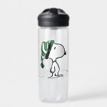 Peanuts | Snoopy Green Snow Cap Water Bottle<br><div class="desc">Check out this fun Peanuts design featuring Snoopy.</div>