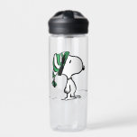 Peanuts | Snoopy Green Snow Cap Water Bottle<br><div class="desc">Check out this fun Peanuts design featuring Snoopy.</div>