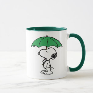 Peanuts Snoopy Green Umbrella Mug