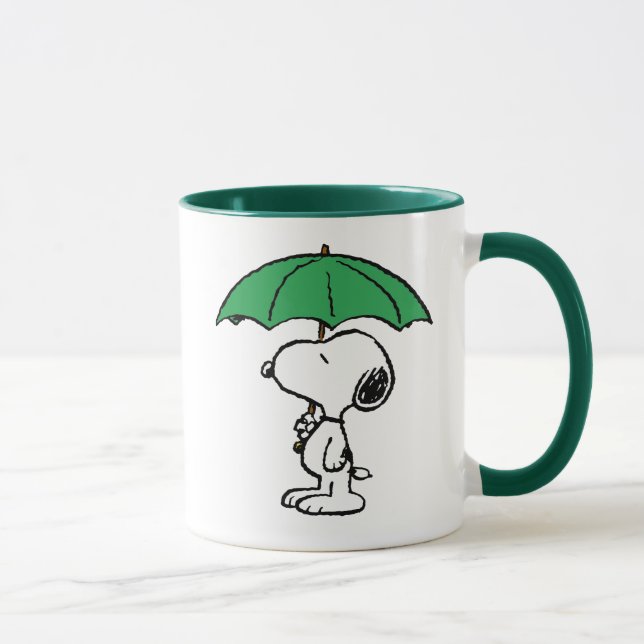 Peanuts | Snoopy Green Umbrella Mug (Right)