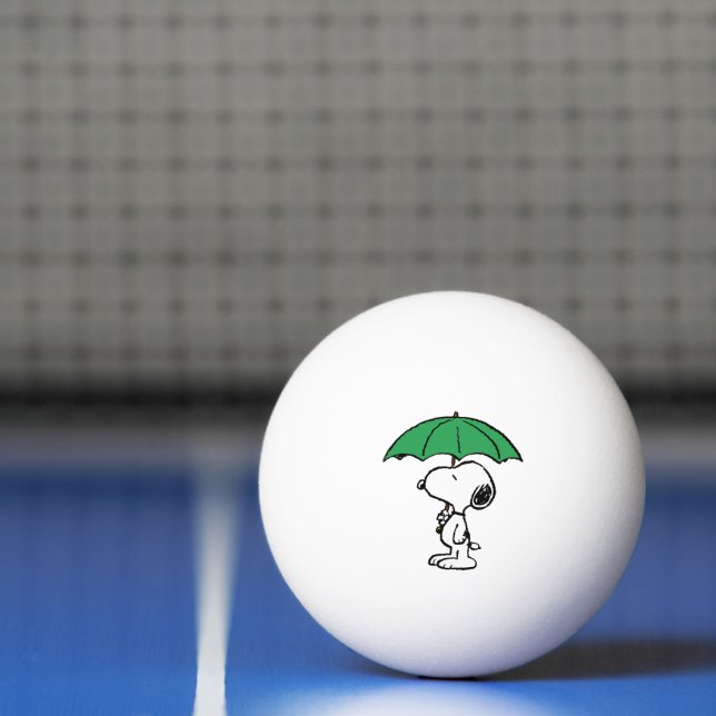 Peanuts | Snoopy Green Umbrella Ping Pong Ball (Net)