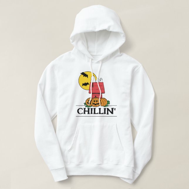Peanuts | Snoopy Halloween Doghouse Hoodie (Design Front)