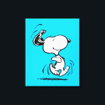 Peanuts | Snoopy Happy Dance Canvas Print<br><div class="desc">Snoopy is the loveable pet beagle of Charlie Brown in the comic strip Peanuts by Charles M. Schulz. Check out this cute Peanuts design featuring this loveable dog.</div>