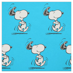 Peanuts   Snoopy Happy Dance Fabric