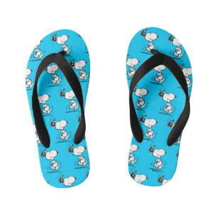 Peanuts   Snoopy Happy Dance Kid's Jandals
