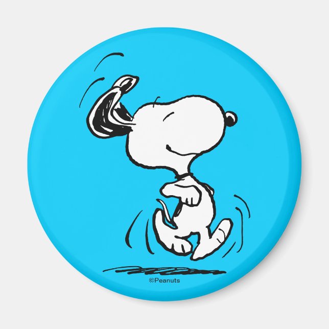 Peanuts | Snoopy Happy Dance Magnet (Front)